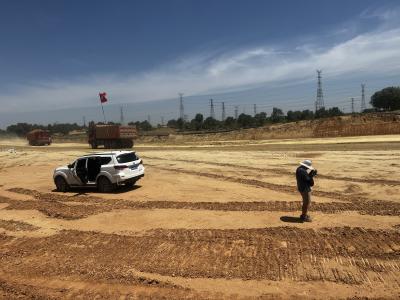 榆林經開區神延煤炭西灣露天煤礦拍攝中
